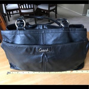 GENUINE COACH ALL-LEATHER HANDBAG